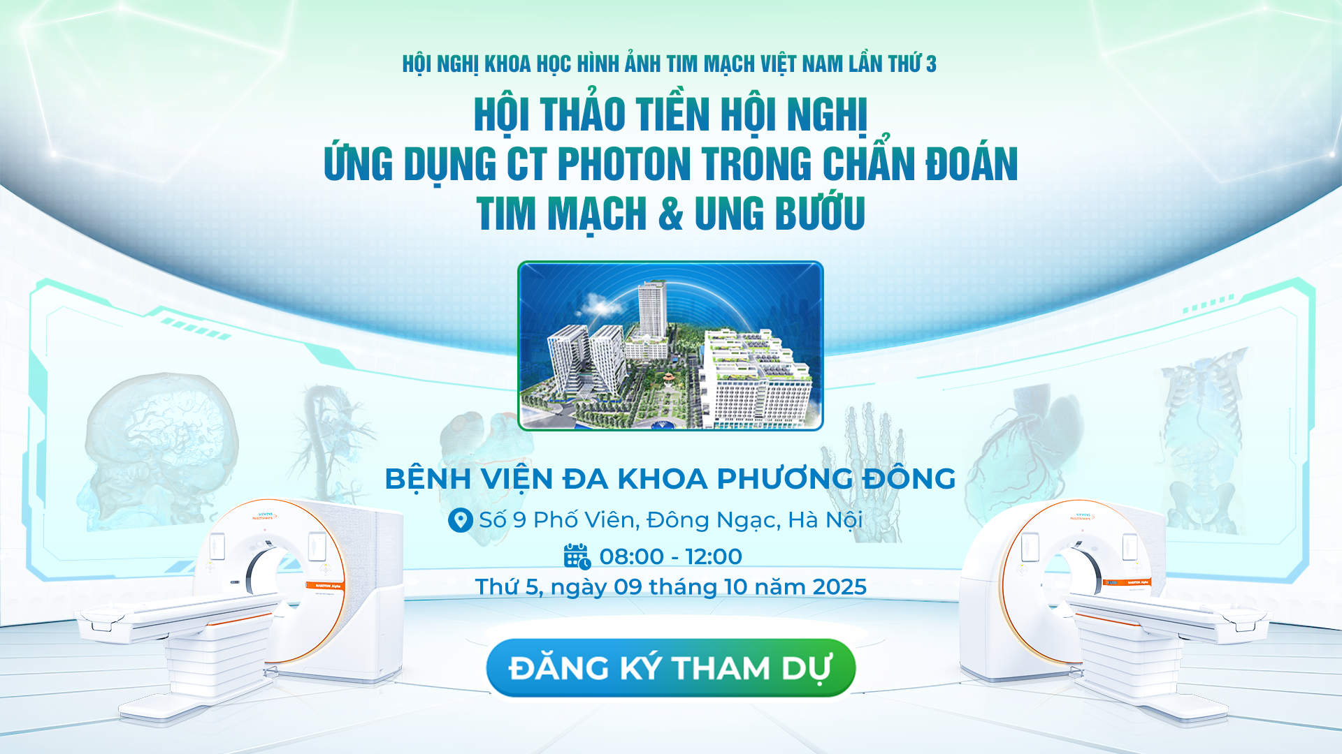 hoi thao ung dung ct photon trong chan doan tim mach va ung buou
