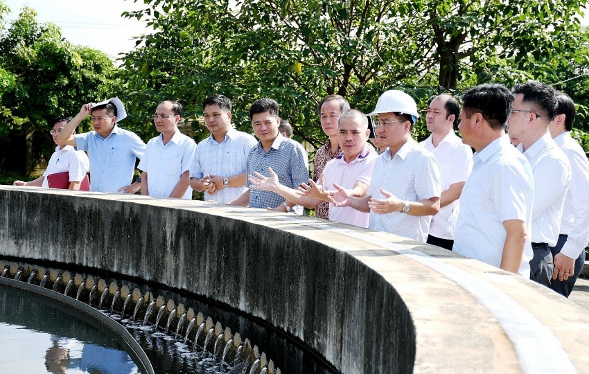 Phú Thọ khảo sát thực địa Dự án Xây dựng nhà máy xử lý nước thải thành phố Vĩnh Yên