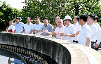 phu tho khao sat thuc dia du an xay dung nha may xu ly nuoc thai thanh pho vinh yen