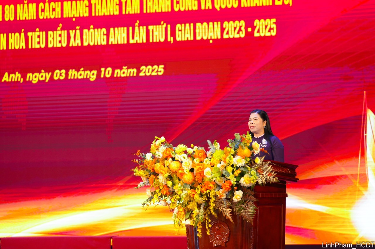 Xã Đông Anh (Hà Nội): Tổng kết thành tựu và Tuyên dương điển hình, lan tỏa phong trào thi đua yêu nước Xã Đông Anh (Hà Nội): Tổng kết thành tựu và Tuyên dương điển hình, lan tỏa phong trào thi đua yêu nước