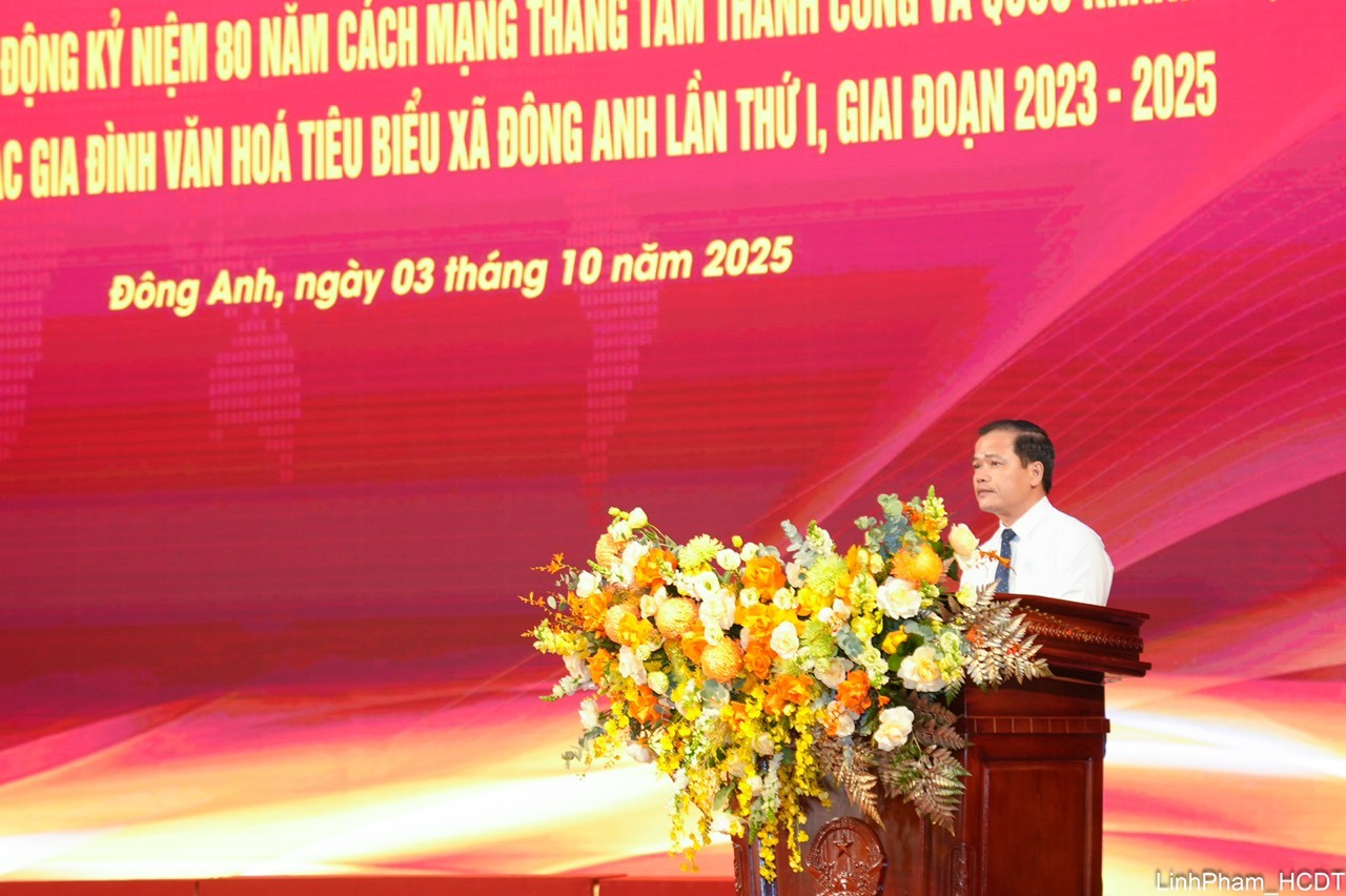 Xã Đông Anh (Hà Nội): Tổng kết thành tựu và Tuyên dương điển hình, lan tỏa phong trào thi đua yêu nước Xã Đông Anh (Hà Nội): Tổng kết thành tựu và Tuyên dương điển hình, lan tỏa phong trào thi đua yêu nước