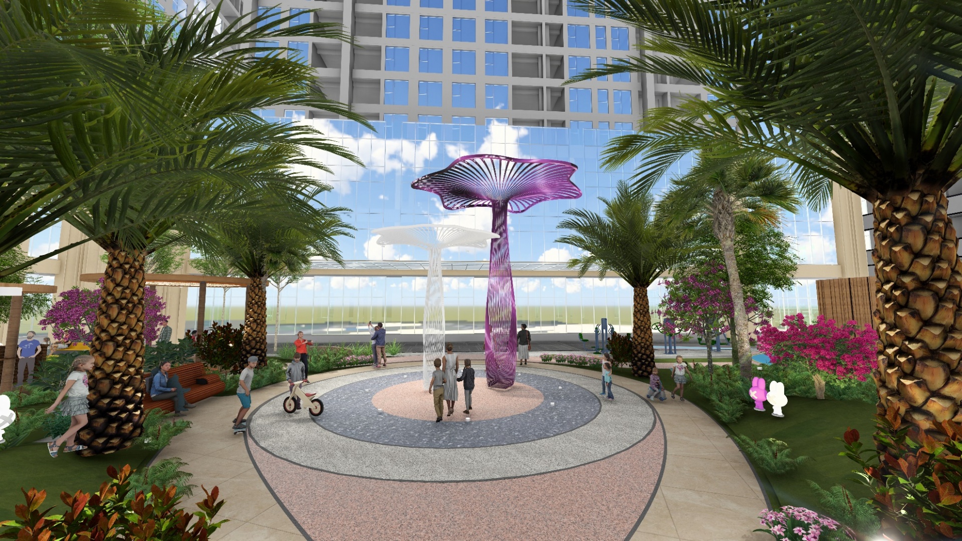 Quảng trường trung tâm tại phân khu Capital State đem lại không gian sáng tạo và đầy tính thẩm mỹ Quảng trường trung tâm tại phân khu Capital State đem lại không gian sáng tạo và đầy tính thẩm mỹ