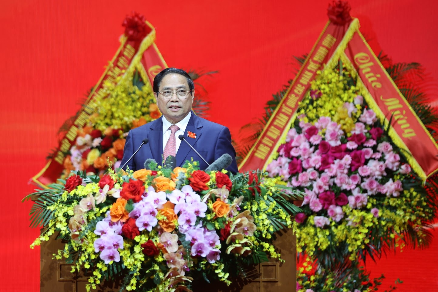   Đồng chí Phạm Minh Chính khẳng định, Đại hội là một sự kiện chính trị đặc biệt quan trọng của Đảng bộ Chính phủ - Ảnh: VGP