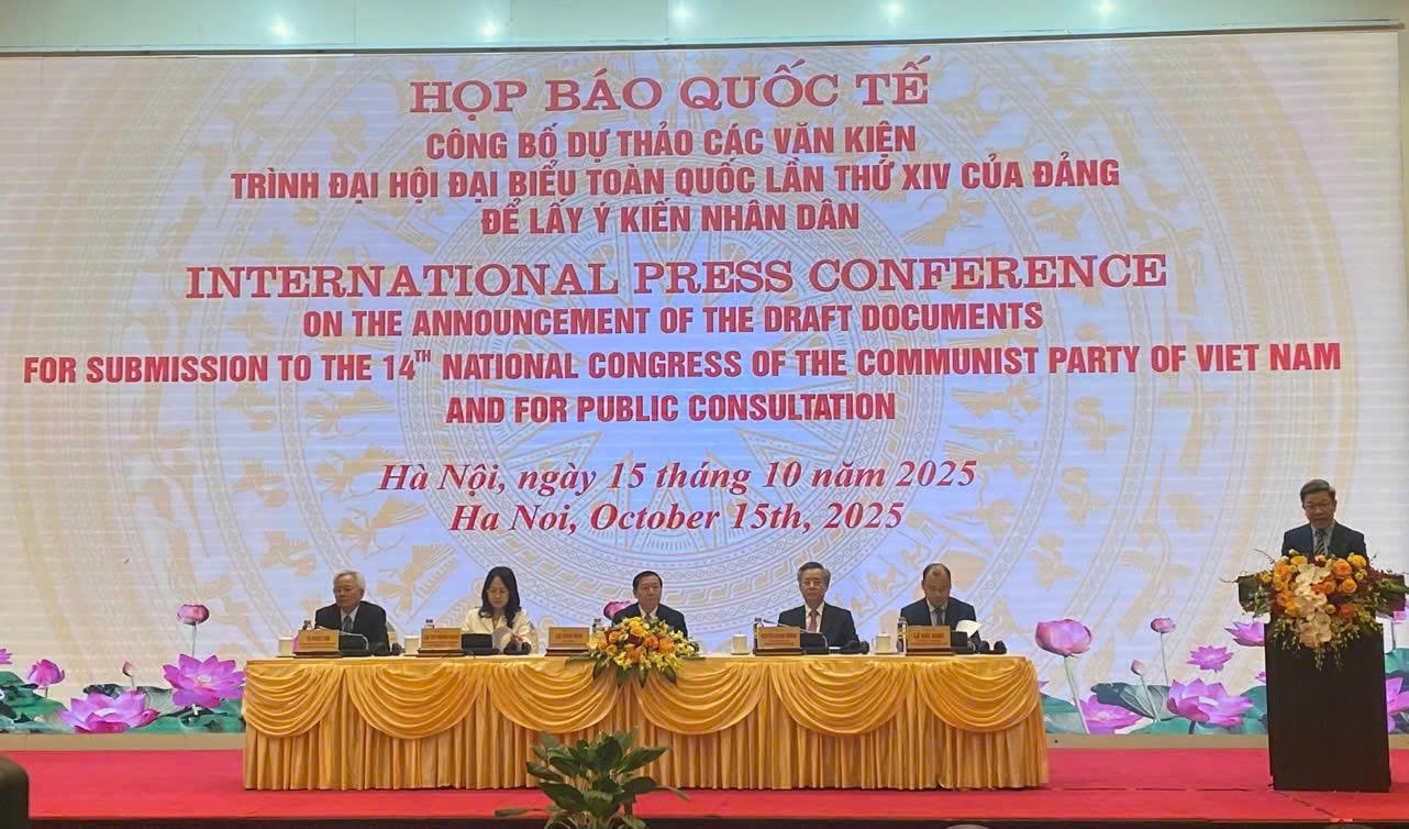 Công bố Dự thảo các Văn kiện Đại hội XIV của Đảng để lấy ý kiến nhân dân