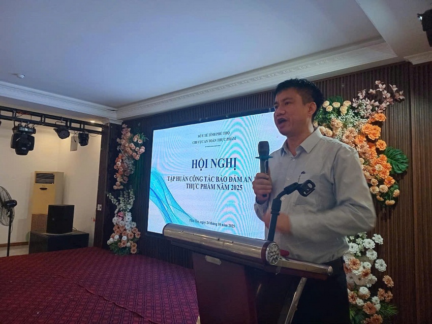 Chi cục An toàn thực phẩm (ATTP) tỉnh Phú Thọ: Tập huấn công tác ATTP cho hơn 200 học viên