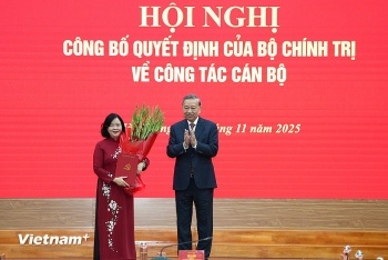 Bà Bùi Thị Minh Hoài giữ chức Bí thư Đảng ủy Mặt trận Tổ quốc, các đoàn thể Trung ương