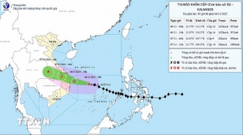 Bão số 13 di chuyển nhanh hơn, chỉ còn cách Quy Nhơn khoảng 450km