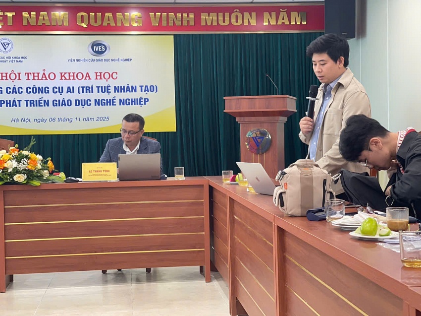 Hội thảo khoa học:  Ứng dụng công cụ AI trong phát triển giáo dục nghề nghiệp