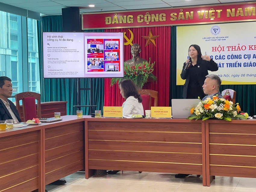 Hội thảo khoa học:  Ứng dụng công cụ AI trong phát triển giáo dục nghề nghiệp