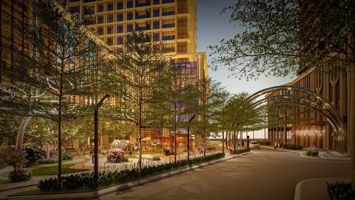 Capital Square sở hữu tuyến phố thương mại kết nối thẳng ra trục cảnh quan ven sông Hàn