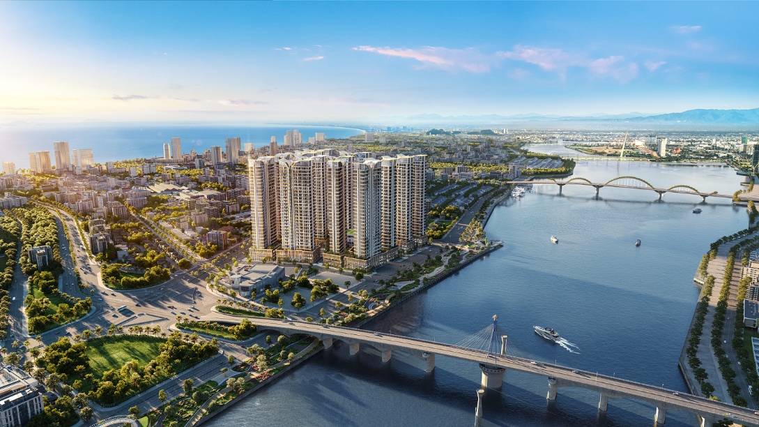 Khu cảnh quan bờ Đông sông Hàn nâng tầm không gian sống  tại Capital Square