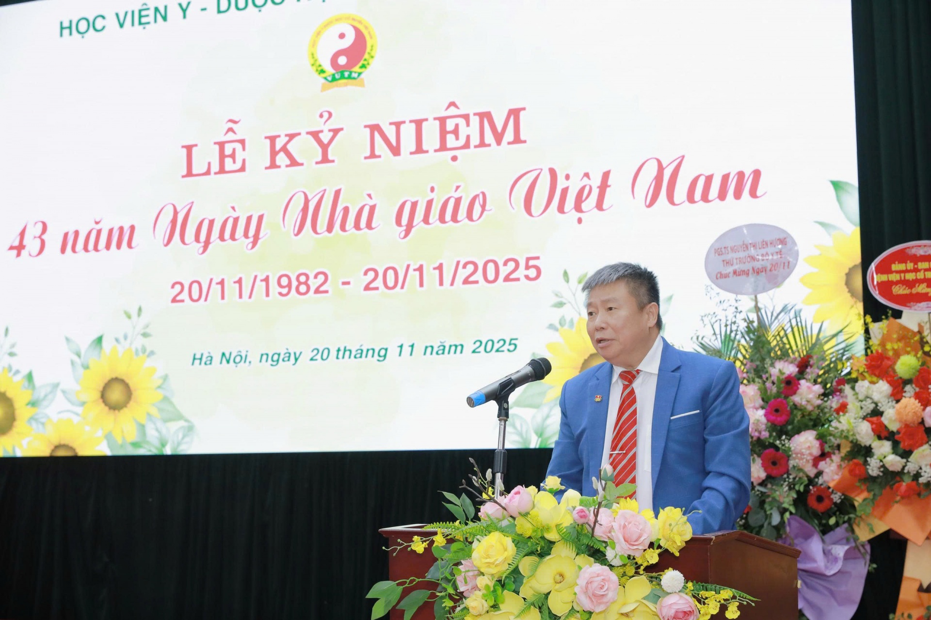 PGS.TS Phạm Quốc Bình phát biểu tại buổi lễ