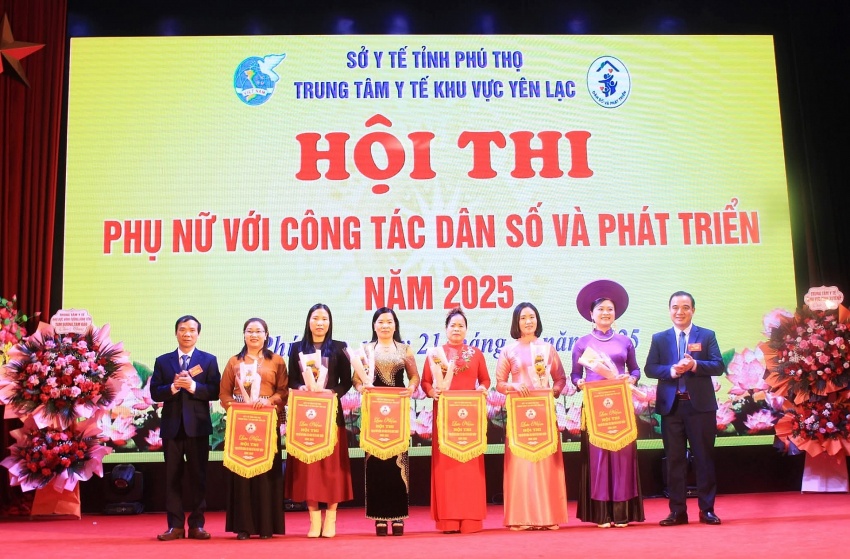 Trung tâm Y tế khu vực Yên Lạc tổ chức Hội thi “Phụ nữ với công tác Dân số và Phát triển” năm 2025