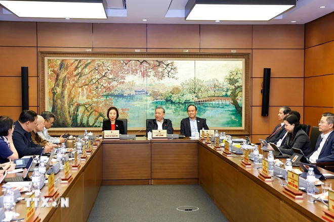 Tổng Bí thư Tô Lâm phát biểu. (Ảnh: TTXVN) Tổng Bí thư Tô Lâm phát biểu. (Ảnh: TTXVN)