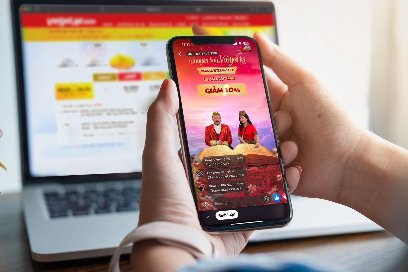 Trọn gói Business và SkyBoss chỉ từ 1,8 triệu đồng trong Mega Livestream  “Chuyện bay Vietjet kể” 27/11