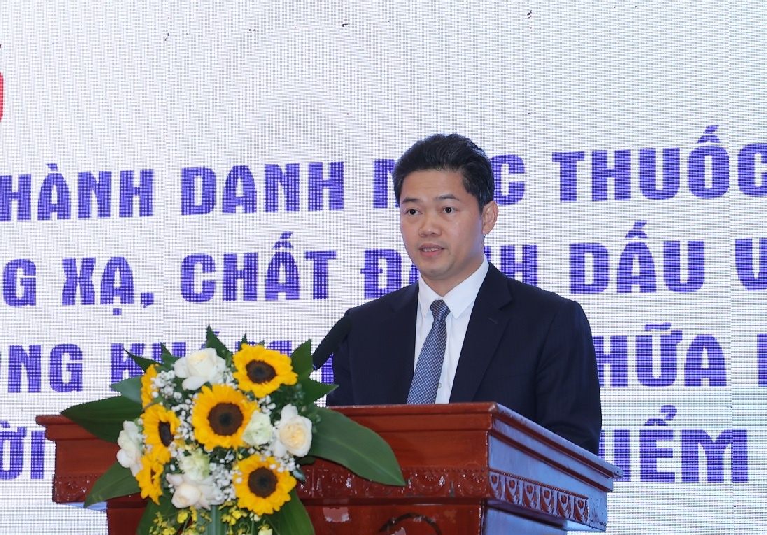 Thứ trưởng Thường trực Bộ Y tế Vũ Mạnh Hà phát biểu tại hội thảo - Ảnh: VGP Thứ trưởng Thường trực Bộ Y tế Vũ Mạnh Hà phát biểu tại hội thảo - Ảnh: VGP