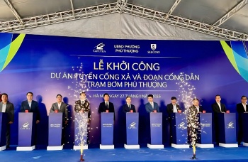 Khởi công dự án chống ngập úng KĐT Nam Thăng Long- Bước tiến vì môi trường sống an toàn xanh sạch cho người dân