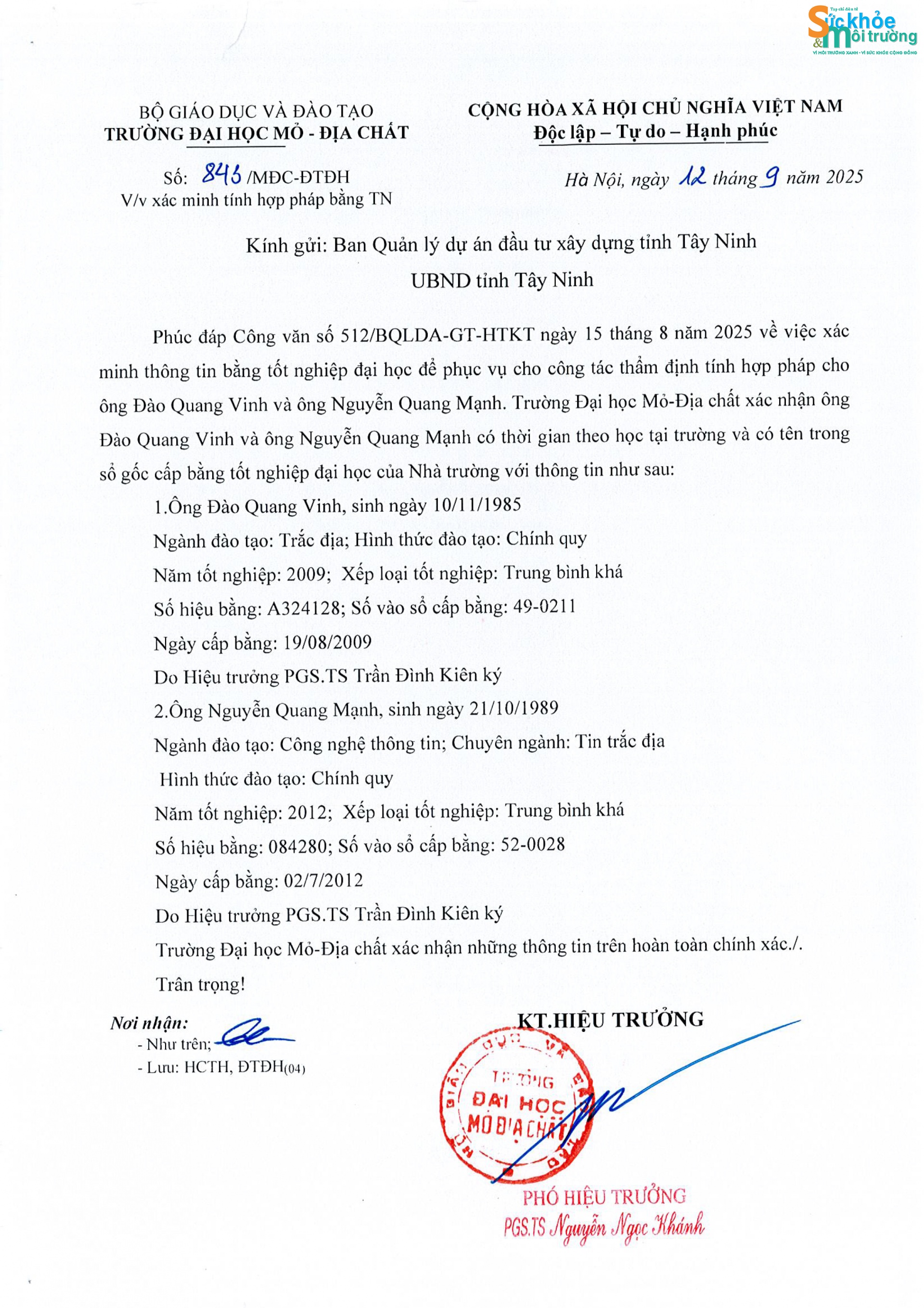 Bị loại vì bằng đại học “không có thật”: Hồi chuông cảnh báo về hồ sơ nhân sự trong đấu thầu công