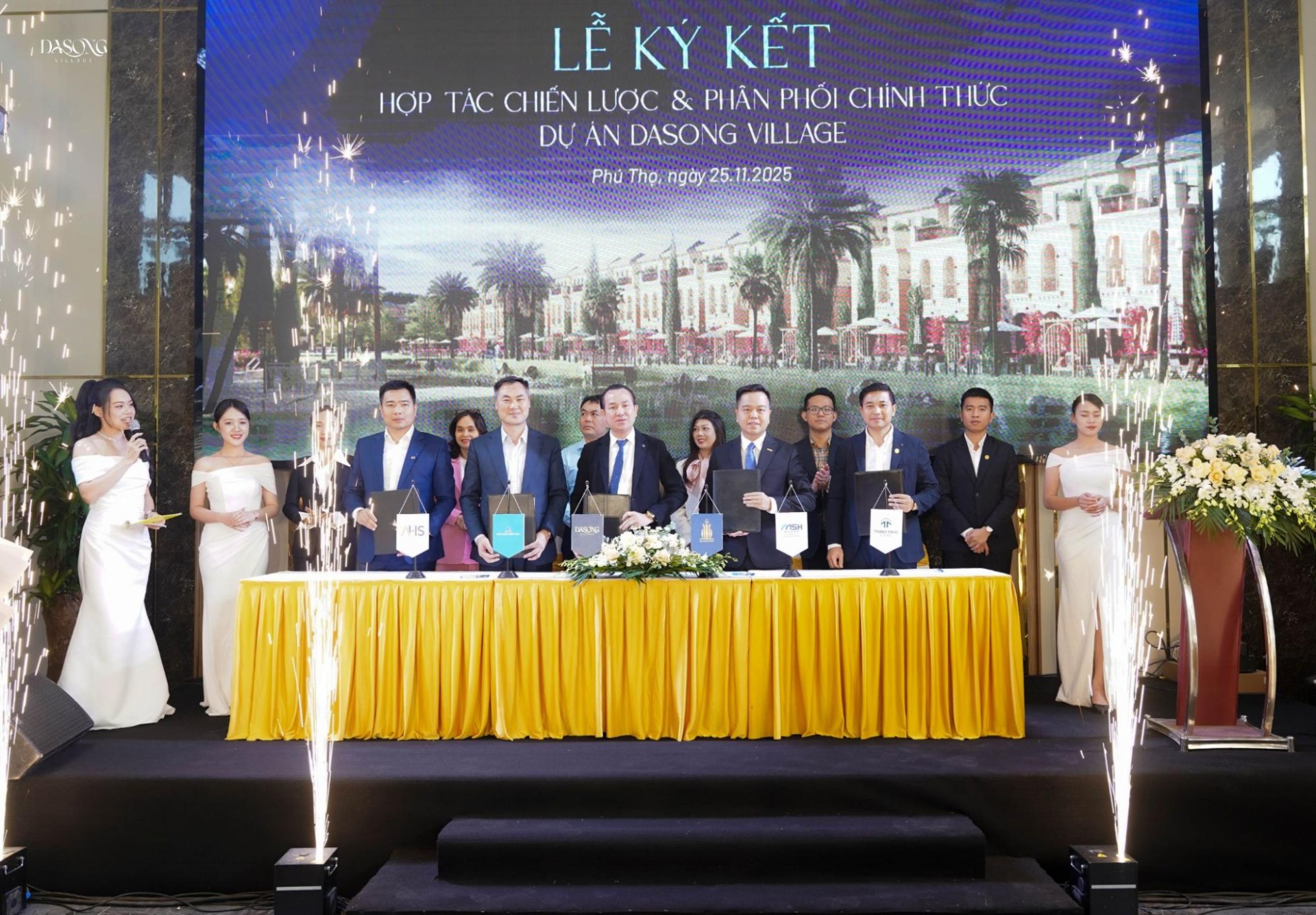 Liên minh MSH Group, Đất Xanh Miền Bắc, Trung Thực Land, AHS Property ký kết hợp tác chiến lược