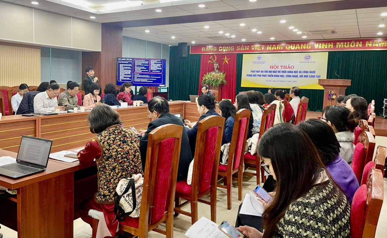 Hội thảo “Phát huy vai trò đội ngũ trí thức KH&CN trong đột phá phát triển khoa học, công nghê, đổi mới sáng tạo”