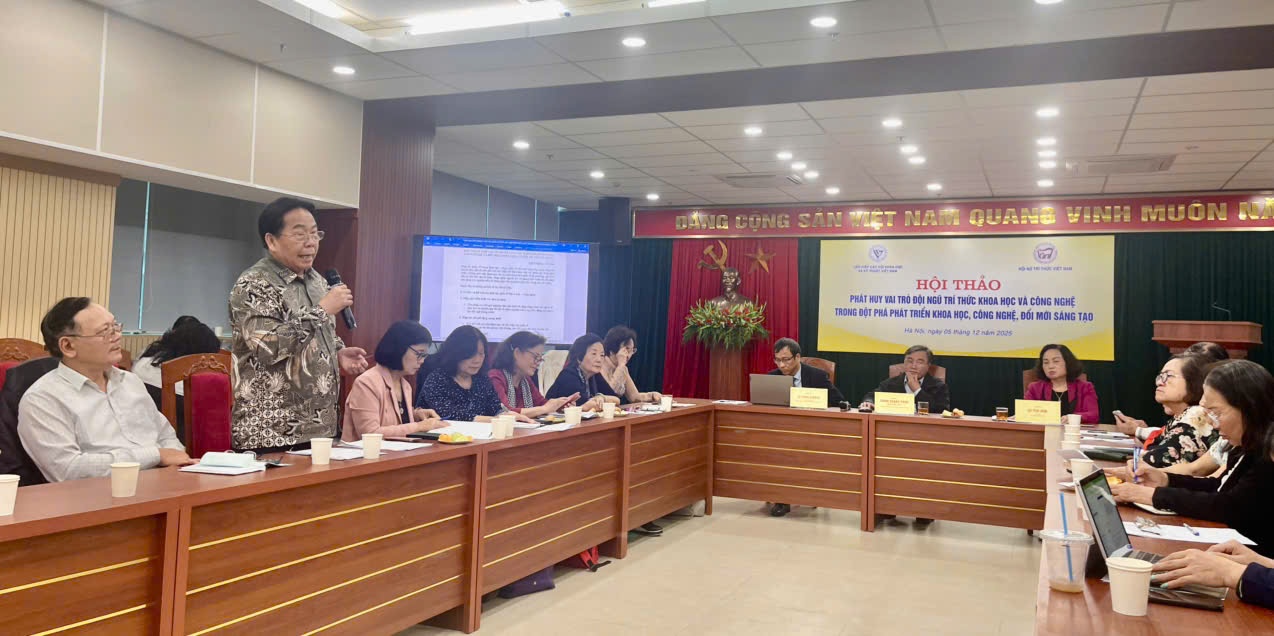 Hội thảo “Phát huy vai trò đội ngũ trí thức KH&CN trong đột phá phát triển khoa học, công nghê, đổi mới sáng tạo”