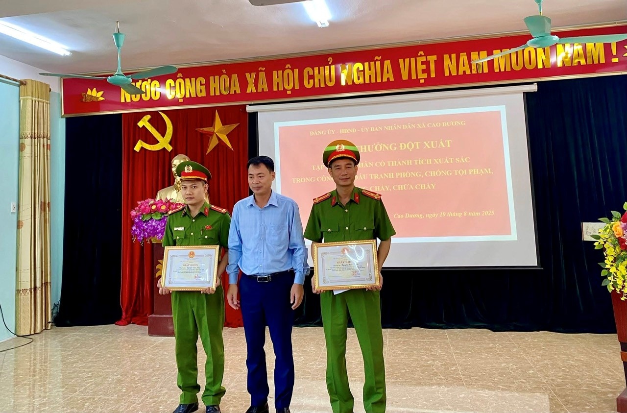 Phú Thọ: Công an xã Cao Dương đẩy mạnh xây dựng môi trường sống an toàn