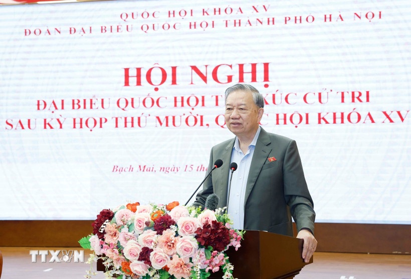 Tổng Bí thư Tô Lâm: Hà Nội tập trung vào 5 ưu tiên trong những định hướng lớn