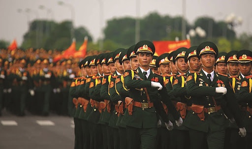 Quân đội Nhân dân vững bước dưới cờ Đảng quang vinh