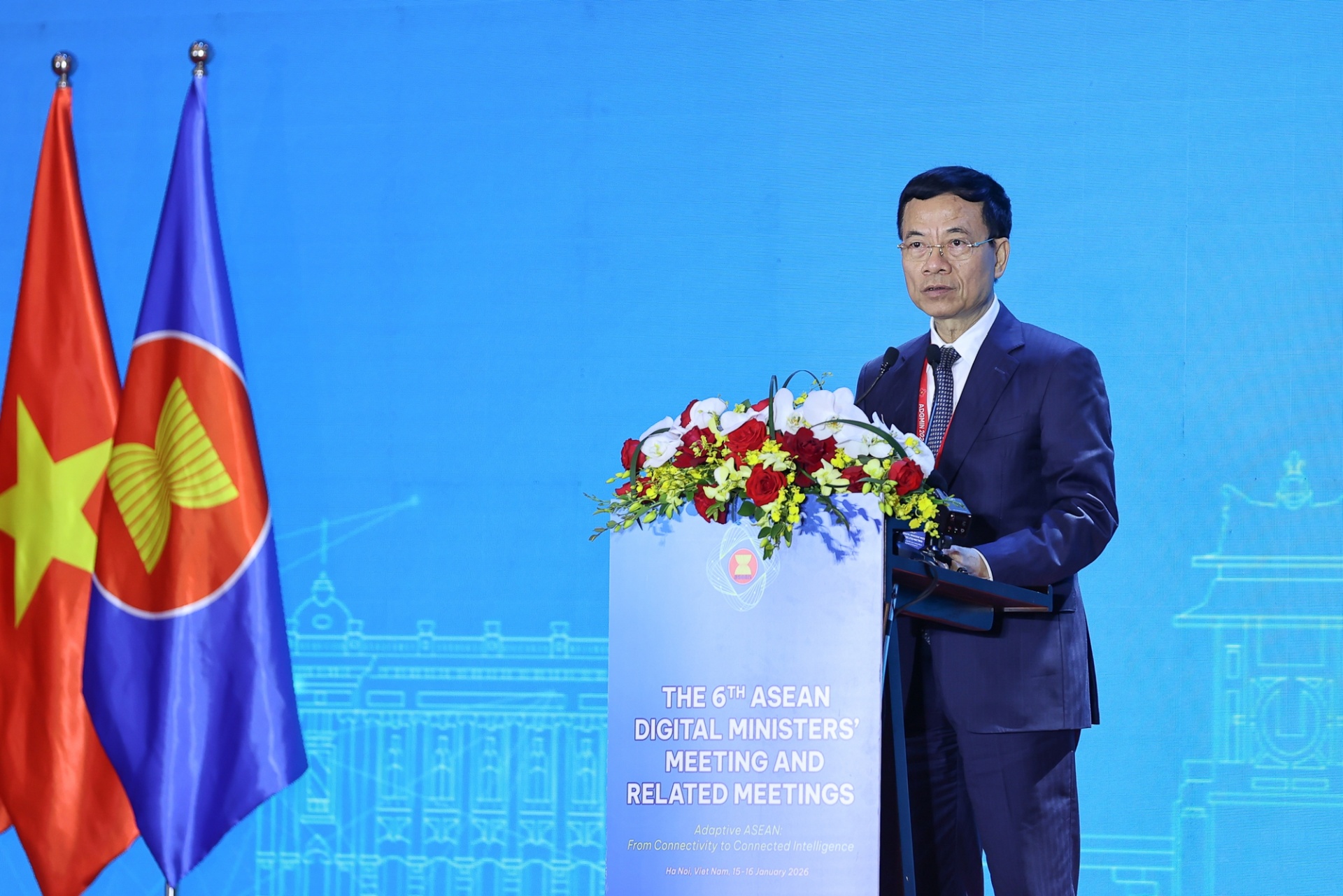 Bộ trưởng Bộ Khoa học và Công nghệ Nguyễn Mạnh Hùng phát biểu tại Hội nghị - Ảnh: VGP Bộ trưởng Bộ Khoa học và Công nghệ Nguyễn Mạnh Hùng phát biểu tại Hội nghị - Ảnh: VGP