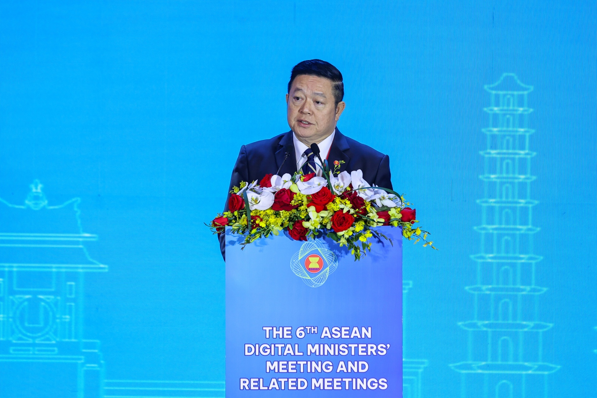 Ngài Kao Kim Hourn, Tổng Thư ký ASEAN phát biểu tại Hội nghị - Ảnh: VGP Ngài Kao Kim Hourn, Tổng Thư ký ASEAN phát biểu tại Hội nghị - Ảnh: VGP