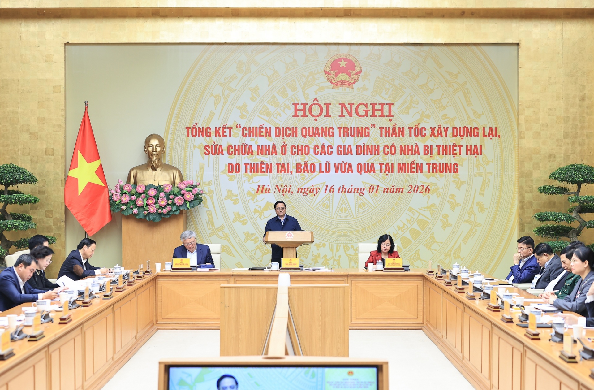 Thủ tướng Phạm Minh Chính nêu rõ, đến ngày hôm nay, chúng ta có thể tự tin khẳng định Thủ tướng: Chiến dịch Quang Trung thần tốc từng ngày, từng giờ để mang lại niềm vui, hạnh phúc cho nhân dân