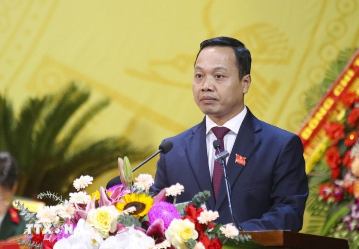 Bí thư Tỉnh ủy Điện Biên Trần Tiến Dũng. Ảnh: TTXVN