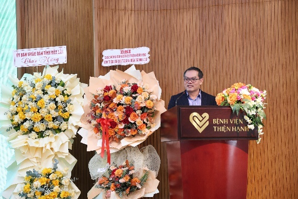 TS.BS. Nguyễn Hữu Vũ Quang – Phó Giám đốc Sở Y tế tỉnh Đắk Lắk phát biểu tại sự kiện TS.BS. Nguyễn Hữu Vũ Quang – Phó Giám đốc Sở Y tế tỉnh Đắk Lắk phát biểu tại sự kiện