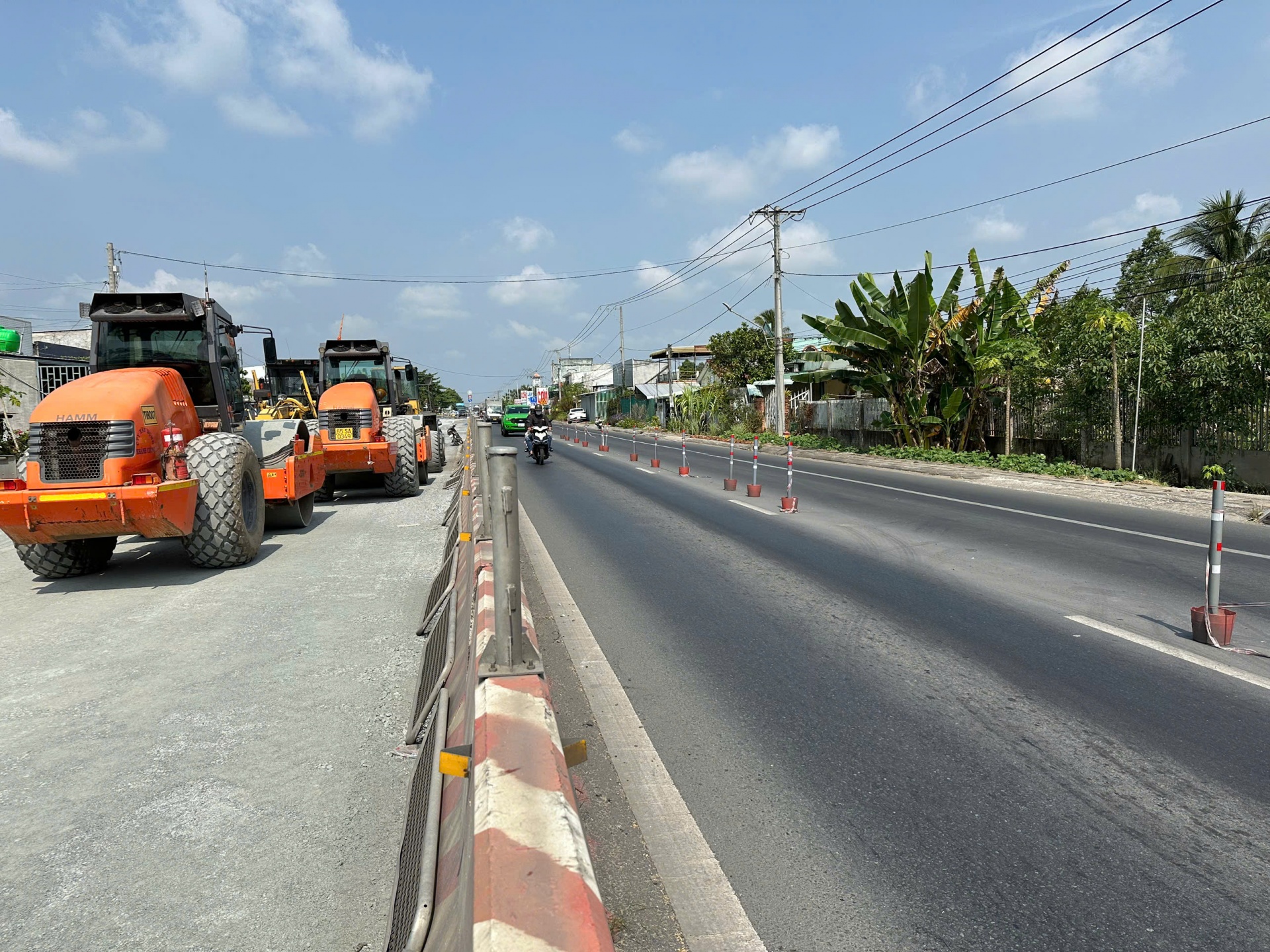 Người dân lo lắng vì Quốc lộ 1 qua TP. Cần Thơ mất an toàn giao thông khi sửa chữa