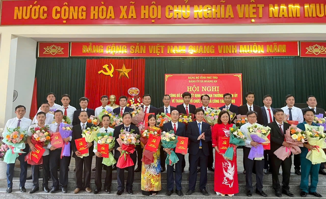 Phú Thọ: Đảng bộ xã Hoàng An khẳng định vai trò hạt nhân lãnh đạo trong kỷ nguyên mới