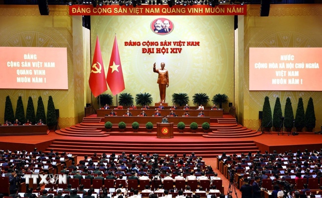 Phiên thảo luận tại hội trường về các văn kiện Đại hội, sáng 21/1. (Ảnh: TTXVN) Phiên thảo luận tại hội trường về các văn kiện Đại hội, sáng 21/1. (Ảnh: TTXVN)