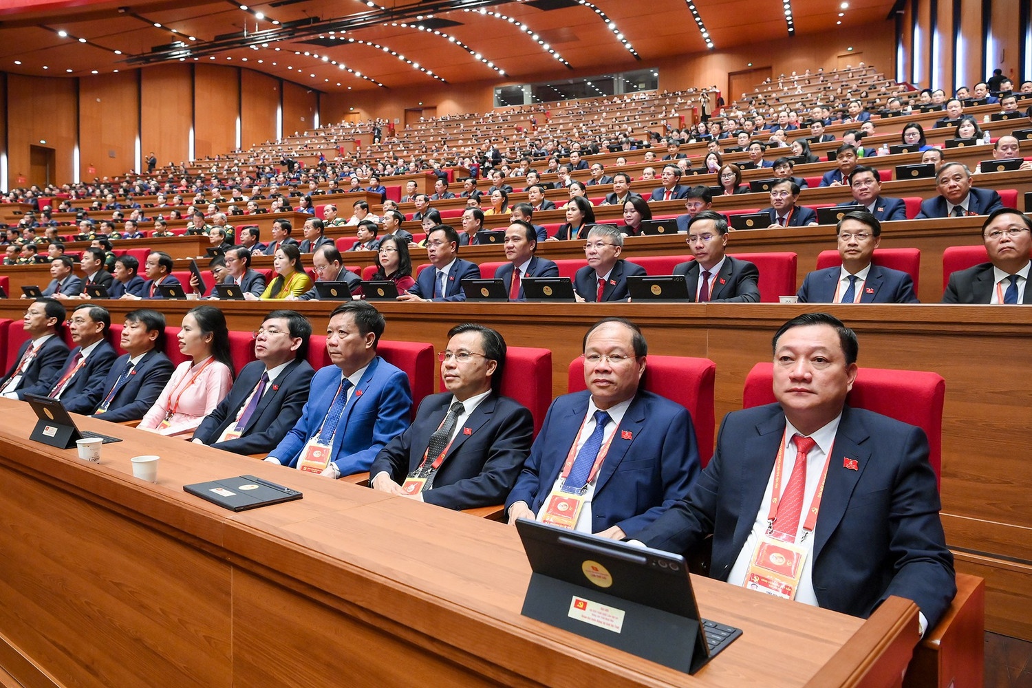 Các đại biểu tham dự Phiên bế mạc Đại hội đại biểu toàn quốc lần thứ XIV của Đảng - Ảnh: daihoidangtoanquoc.vn Các đại biểu tham dự Phiên bế mạc Đại hội đại biểu toàn quốc lần thứ XIV của Đảng - Ảnh: daihoidangtoanquoc.vn