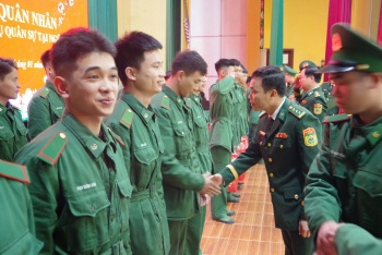 Trung tâm Huấn luyện Bộ đội Biên phòng tổ chức Lễ tiễn quân nhân hoàn thành nghĩa vụ quân sự xuất ngũ năm 2026