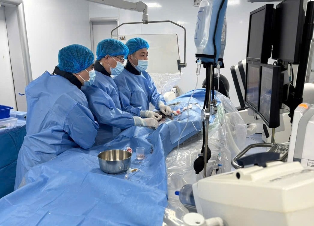 Bệnh viện Quân y 121 (Quân khu 9) thực hiện thành công ca can thiệp nút túi phình động mạch não Bệnh viện Quân y 121 (Quân khu 9) thực hiện thành công ca can thiệp nút túi phình động mạch não