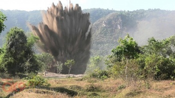 Công binh Quân khu 9 hủy nổ an toàn 4,344 tấn bom, mìn, vật nổ