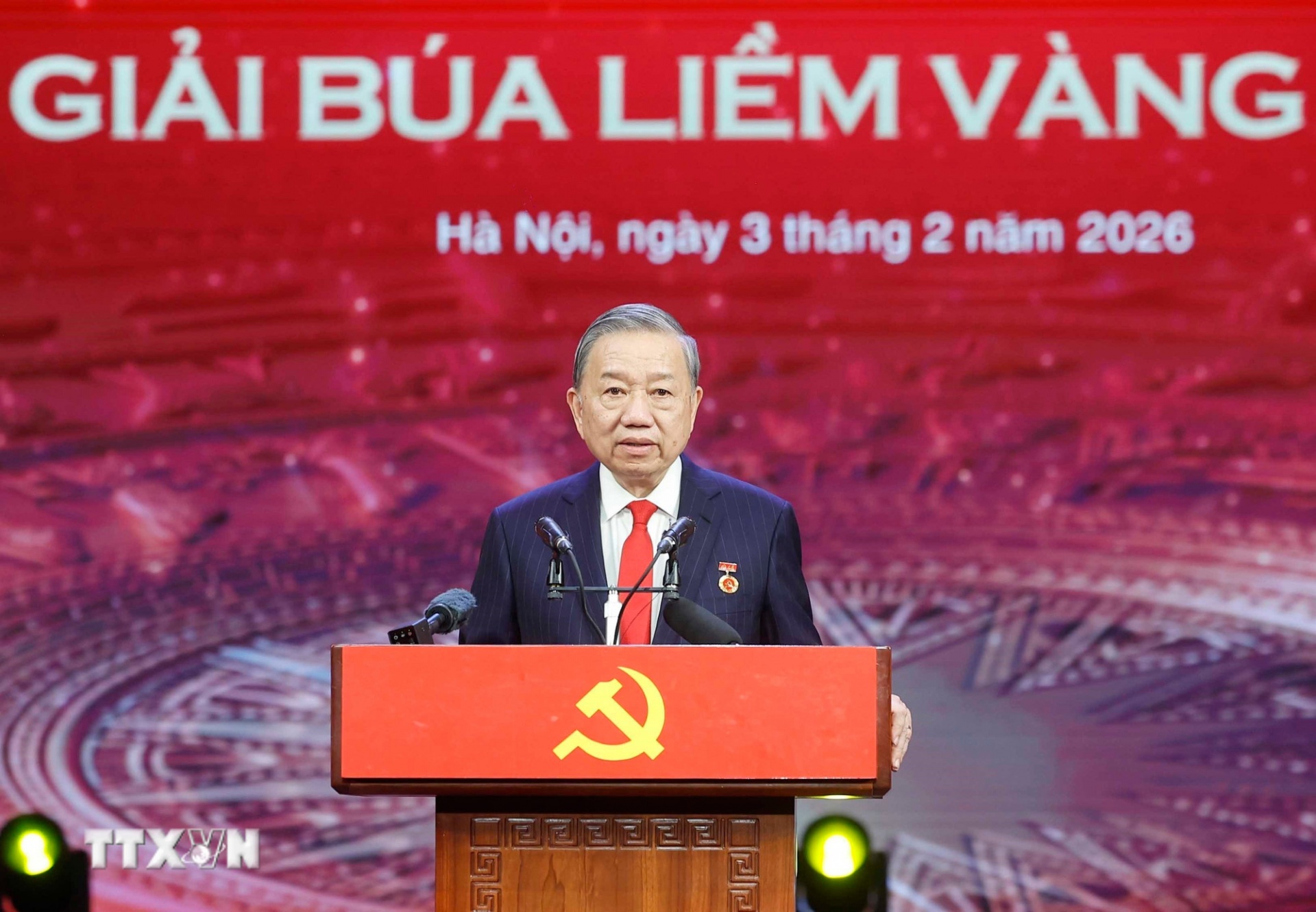 Toàn văn bài phát biểu của Tổng Bí thư Tô Lâm tại Lễ tuyên dương Bí thư Chi bộ xuất sắc và trao Giải Búa liềm Vàng lần thứ X