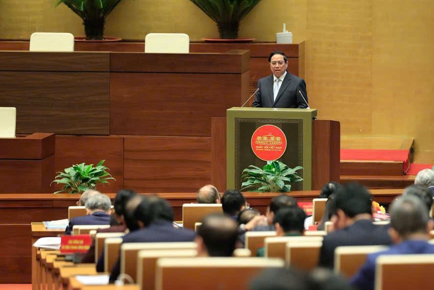   Thủ tướng Phạm Minh Chính gợi ý 6 nhóm giải pháp cụ thể để thực hiện hiệu quả Chương trình hành động - Ảnh: VGP