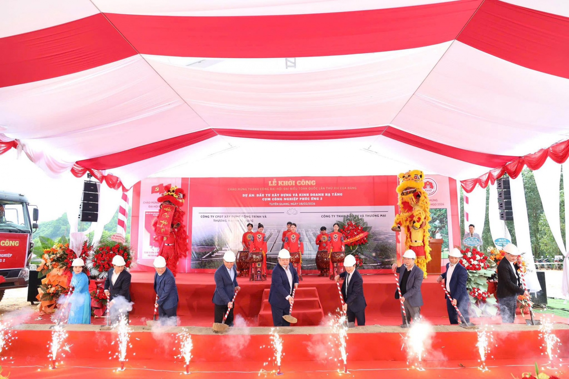 Tuyên Quang: Khởi công Cụm công nghiệp Phúc Ứng 2, tạo việc làm cho khoảng 3.000 lao động