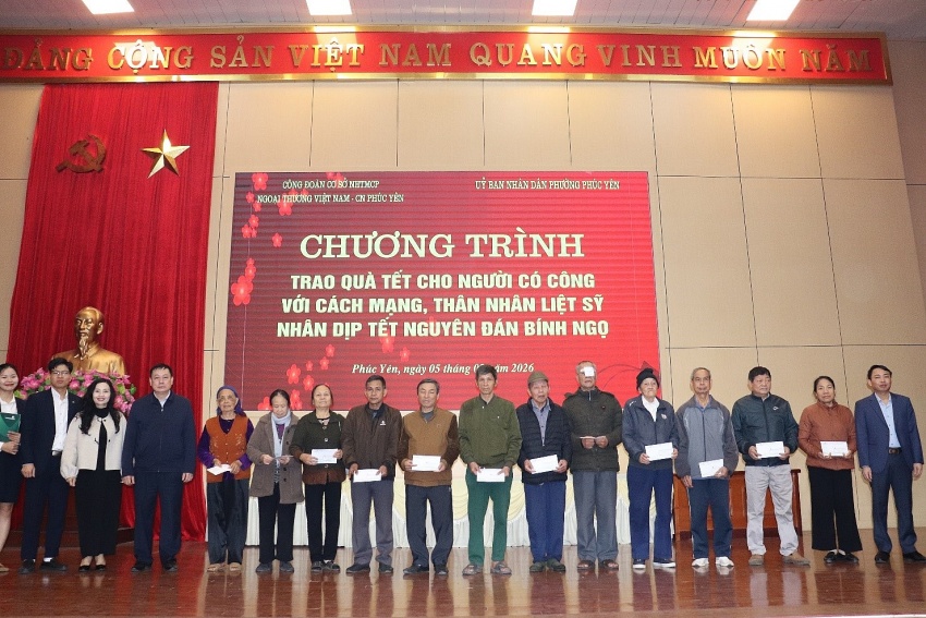 Phúc Yên chăm lo chu đáo đời sống nhân dân, chào đón Tết nguyên đán Bính Ngọ 2026