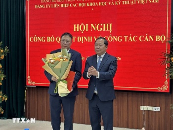 Giáo sư, Viện sỹ Châu Văn Minh là Bí thư Đảng ủy Liên hiệp các hội Khoa học và Kỹ thuật Việt Nam