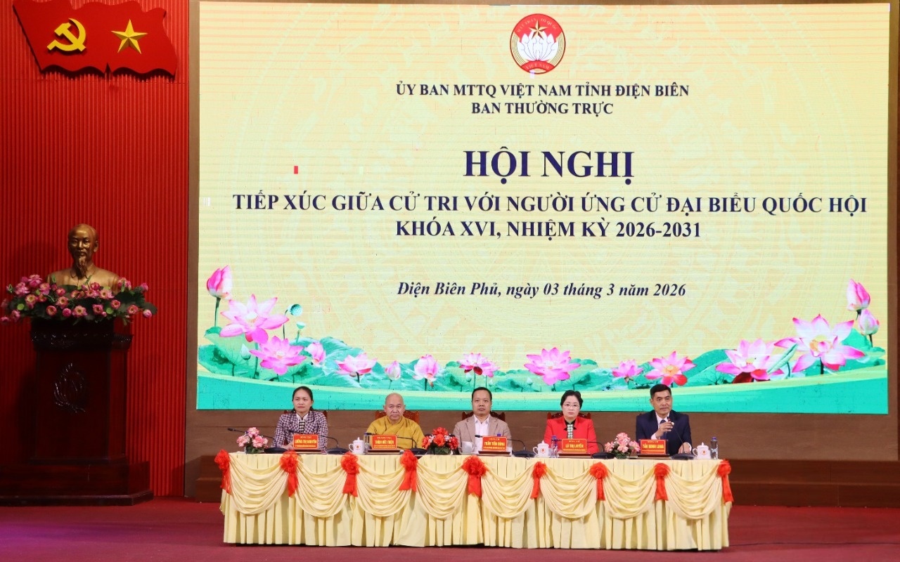 ĐIỆN BIÊN PHỦ: Ứng cử viên đại biểu Quốc hội khóa XVI tiếp xúc cử tri phường Điện Biên Phủ