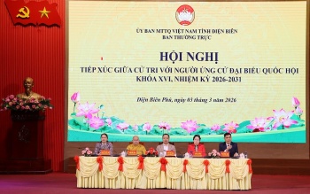 ĐIỆN BIÊN PHỦ: Ứng cử viên đại biểu Quốc hội khóa XVI tiếp xúc cử tri phường Điện Biên Phủ