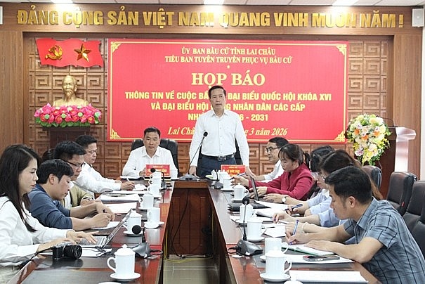 Lai Châu thông tin công tác chuẩn bị bầu cử đại biểu Quốc hội khóa XVI và HĐND các cấp
