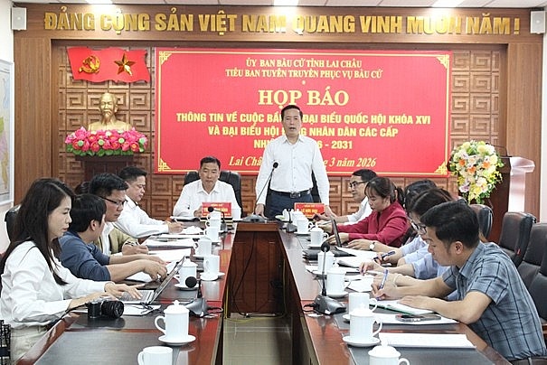 Lai Châu thông tin công tác chuẩn bị bầu cử đại biểu Quốc hội khóa XVI và HĐND các cấp