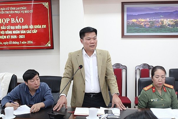 Lai Châu thông tin công tác chuẩn bị bầu cử đại biểu Quốc hội khóa XVI và HĐND các cấp